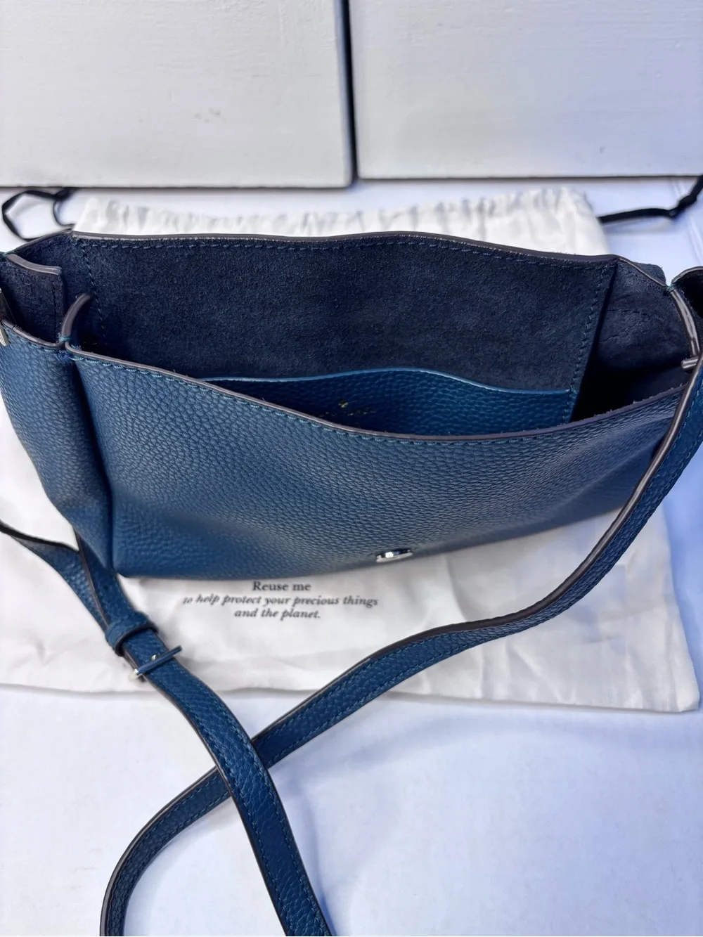 KATE SPADE Millie Bow Flap Crossbody Bag in Dark Turquoise